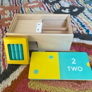Lovevery baby counting box